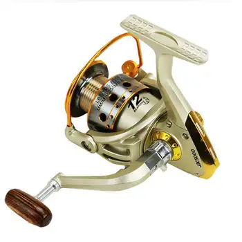 

YUMOSHI Spinning Fishing Reel 12Ball Bearing Fishing Reels Windlass Molinete Fishing Reel Accessories JX2000