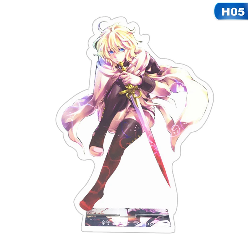 Серафим конца Owari No Seraph Yuichiro Hyakuya Mikaela фигурка на акриловой подставке стол Декор Коллекция Модель - Цвет: 5