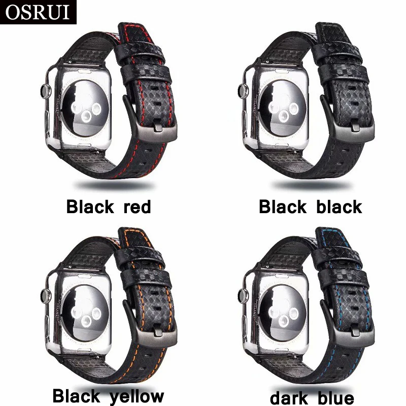 Ремешок для Apple watch band 5 4 44 мм 40 мм correa iwatch 42 мм 38 мм 3 2 1 браслет из натуральной кожи ремень pulseira аксессуары для часов