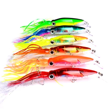 

30pcs Squid Lure Wobbler 14cm 40g Fishing Lures For Trolling Bionic Artificial Bait Minnow YUZI BAIT
