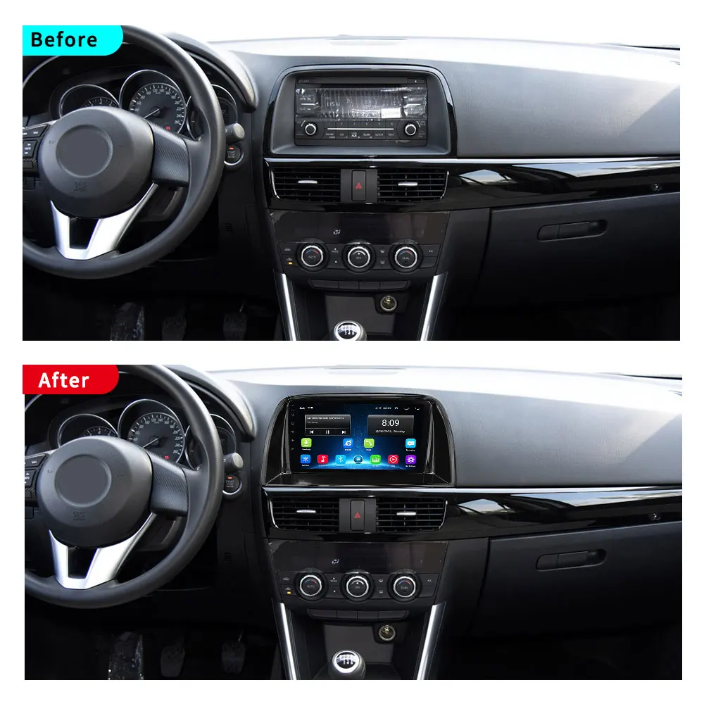EKIY " ips Android автомобильный мультимедийный авто радио для Mazda CX5 CX-5 gps-навигатор, навигация видео стерео плеер