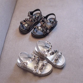 

kids sandals 2020 Summer Toddler Girls Princess Flip Flops Baby Girls Sandały Beauty Fashion Children Beach Sandalia Infantil