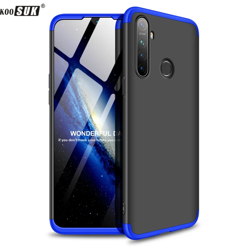 3 в 1 защитный противоударный чехол для OPPO Realme 5 Pro | Мобильные телефоны и