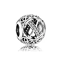 PDB ZZ 56 925 Sterling Silver Bracelet Charm Bracelet 925 silver 26 letters original Charm Beads - Цвет камня: X
