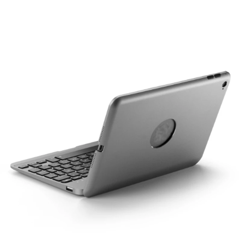 Цветная клавиатура F04 С Подсветкой Bluetooth для iPad Mini 4 чехол раскладушка из