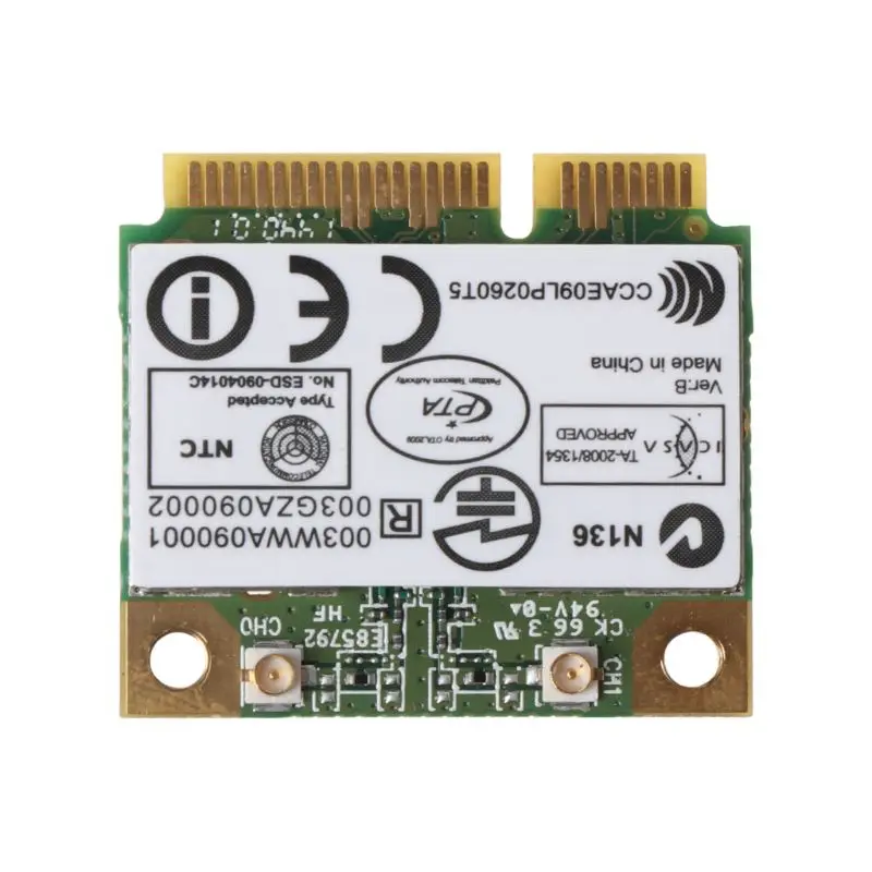 

For Atheros AR9287 AR5B97 Wireless Adapter 300Mbps Mini Half PCI-E Wifi Card
