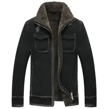 Genuine Leather Jacket Winter Jacket Men Original Real Wool Fur Coats Sheepskin Coat for Men Bomber Jackets Plus Size 5xl MY1770