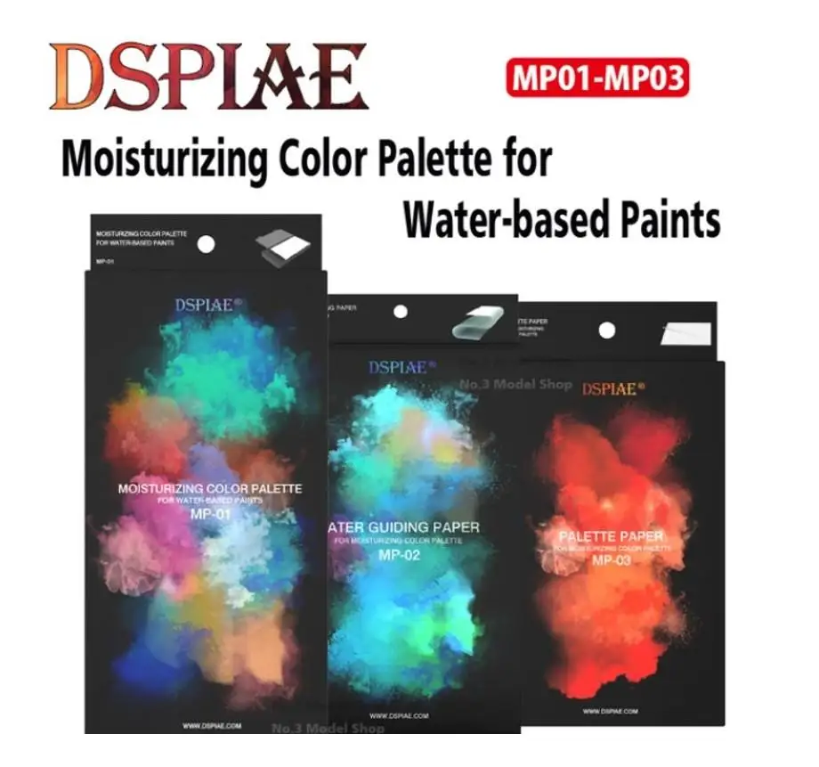 

Dspiae MP ручное покрытие модельная кисть увлажняющая цветовая палитра для краски на водной основе s водная бумага Палетка бумага