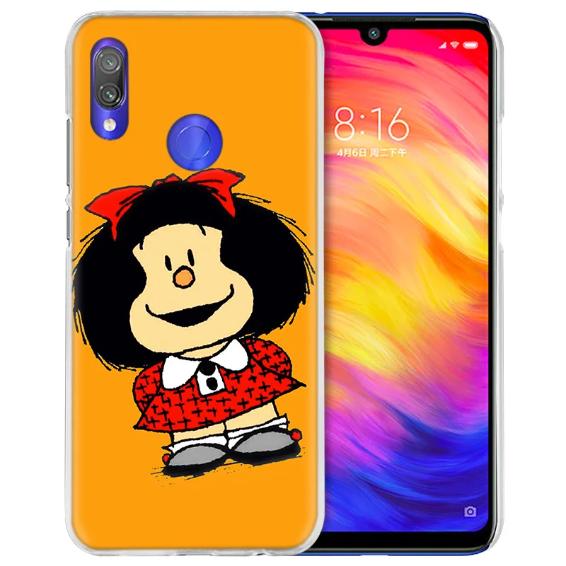 Case Cover for Xiaomi Redmi Note 7 7A 7S 6 6A 5 Y3 K20 Mi 8 9T CC9 CC9E A1 A2 A3 Play F1 Lite Pro Plus Mafalda Anime