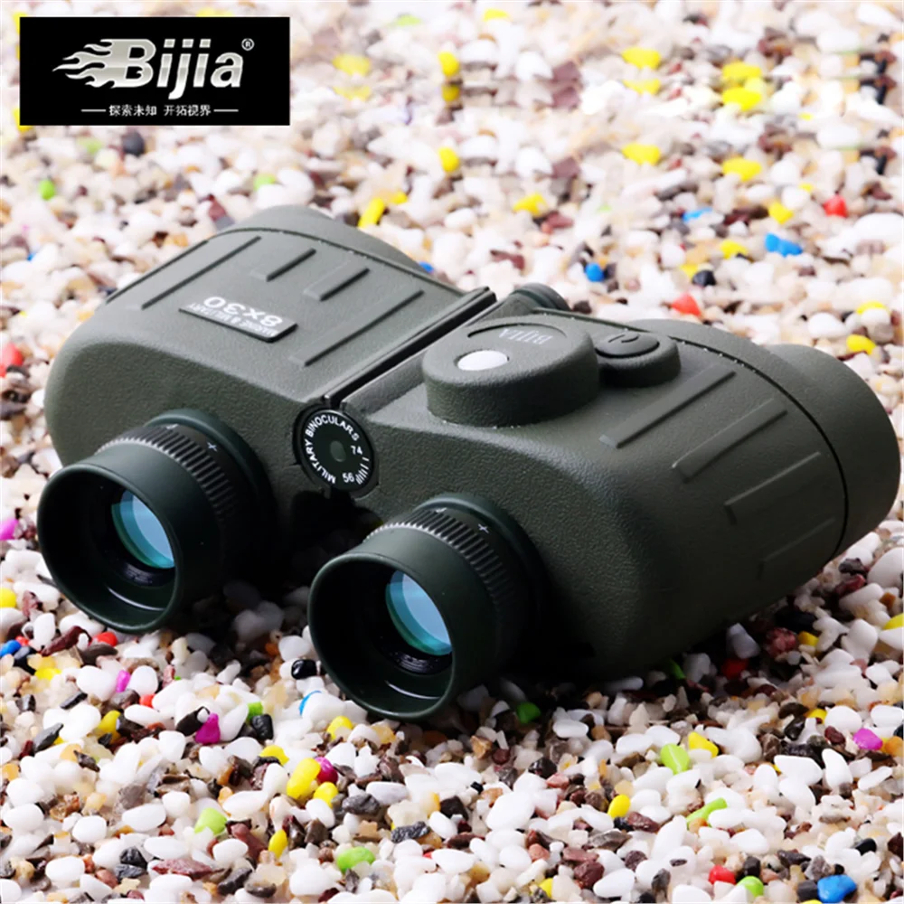 Бинокль BIJIA 8X30 мощный двухтрубный военный телескоп HD с функцией ночного видения