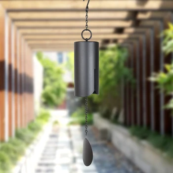 

Terraces Wedding Retro Patio Indoor Hanging Bell Gift Party Home Decor Iron Tube Musical Wind Chimes Outdoor Garden
