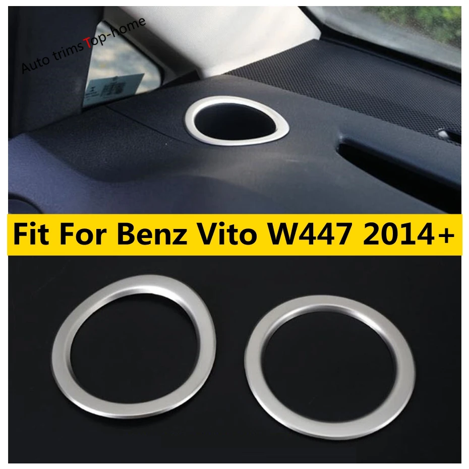 

Dashboard Water Cup Bottle Holder Decoration Ring Cover Trim Fit For Mercedes Benz Vito W447 2014 - 2021 Interior Accessories