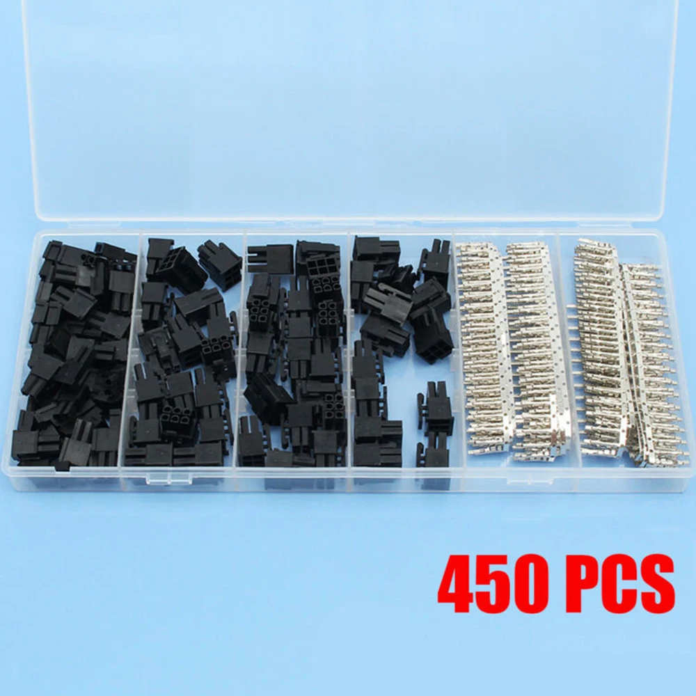 50 шт. 5557 8P(6+ 2) Pin ATX EPS разъем pci-e с 400 обжимным контактом обжим разъема контактный разъем Цвет: серебристый