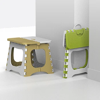 

Folding Portable Stool PP Hanging Chair For Fishing Trian Home Hotel Store Kindergarten Bathroom Outdoor Easy Carry Stool