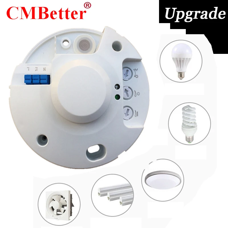 FREE Hot Sale 5.8GHz HF Systerm LED Microwave 360 Degree Radar Sensor Light Switch Ceiling light Occupancy Body Motion Detector (20)