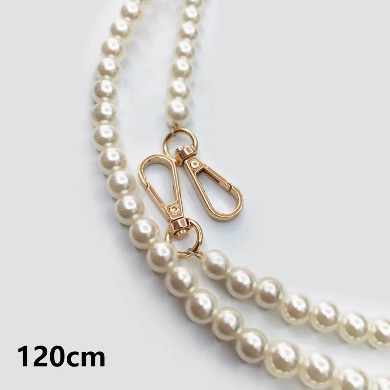 Sweet Portable Imitate Pearl Bag Strap Belt Obag Handles Chain Women Handbag Shoulder Bag Strap Replacement Long Accessories
