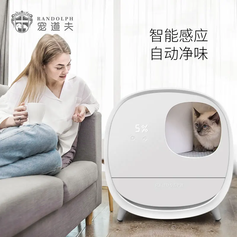 Fully Enclosed Drawer Cat Litter Box Smart Sensor Cat Litter Basin Extra Large Deodorant Anti-splashing Pet Supplies Fully Enclosed Drawer Cat Litter Box Smart Sensor Cat Litter Basin Extra Large Deodorant Anti-splashing Pet Supplies