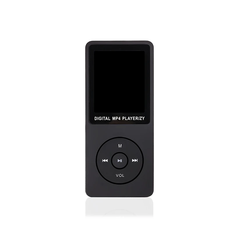 Черный Мини MP3 музыкальные плееры модный портативный MP3-плеер 1,8 дюймов ЖК-экран fm-радио с микрофоном Поддержка SD карты 128 Гб Walkman - Цвет: Черный