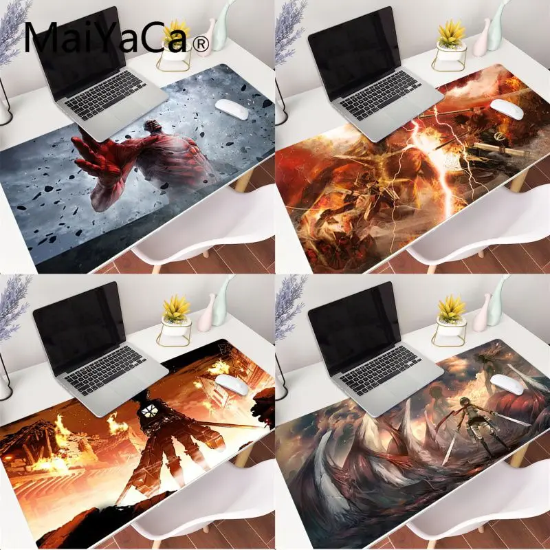 MaiYaCa Attack on Titan 2 противоскользящие резиновые компьютерные коврики игровой коврик