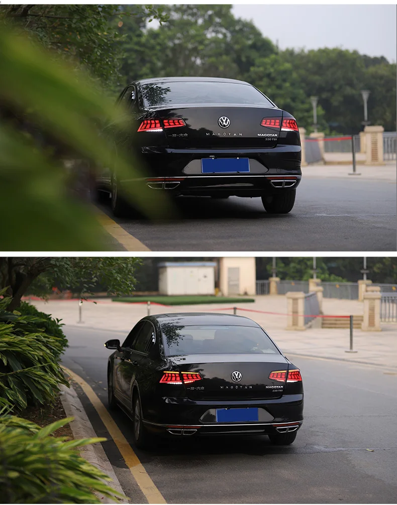 Автомобильный стильный задний фонарь для VW Passat задний светильник s- Passat B8 светодиодный задний светильник Magotan светодиодный динамический сигнал поворота тормоза заднего хода