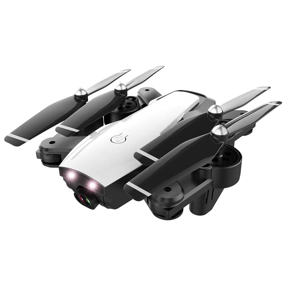 L107 селфи Квадрокоптер WiFi fpv с Широкий формат двойная HD камера smart follow Квадрокоптер с дистанционным управлением оптический поток высокой фиксацией вертолет