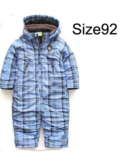 size 92 Topolino/детский зимний теплый лыжный костюм; зимний комбинезон; Детский комбинезон; утепленное пальто с хлопковой подкладкой для младенцев; одежда для малышей - Цвет: size 92