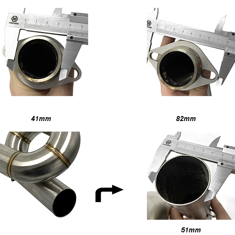Motor Exhaust system Motorcycle Exhaust Muffler Full System Escape (17)