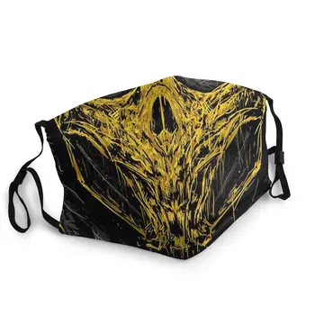 

Mortal Kombat Scorpion Unisex Reusable Mouth Face Mask Pattern Anti Haze Protection Mask Mouth Muffle