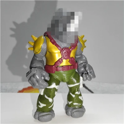 02 Шредер фигурки Черепаха Игрушки Америка мультфильм завод fishface bebop rocksteady Тигр коготь ноги клан - Цвет: Синий
