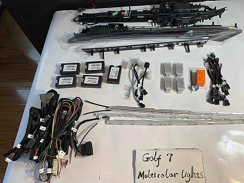 LED ambient light door trim light atmosphere light for VW Golf 7 MK7