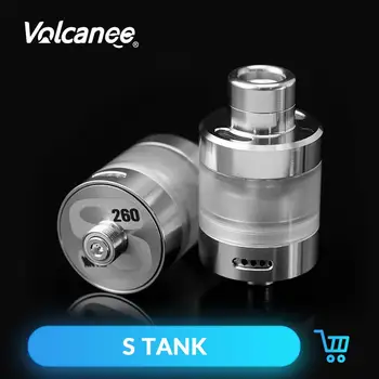 

Volcanee Vape RTA SXK S Tank Single Coil Top Airflow Control 3.5ml Capacity for 510 E Cig Vs Dvarw MTL V2 RTA Reload MTL RTA