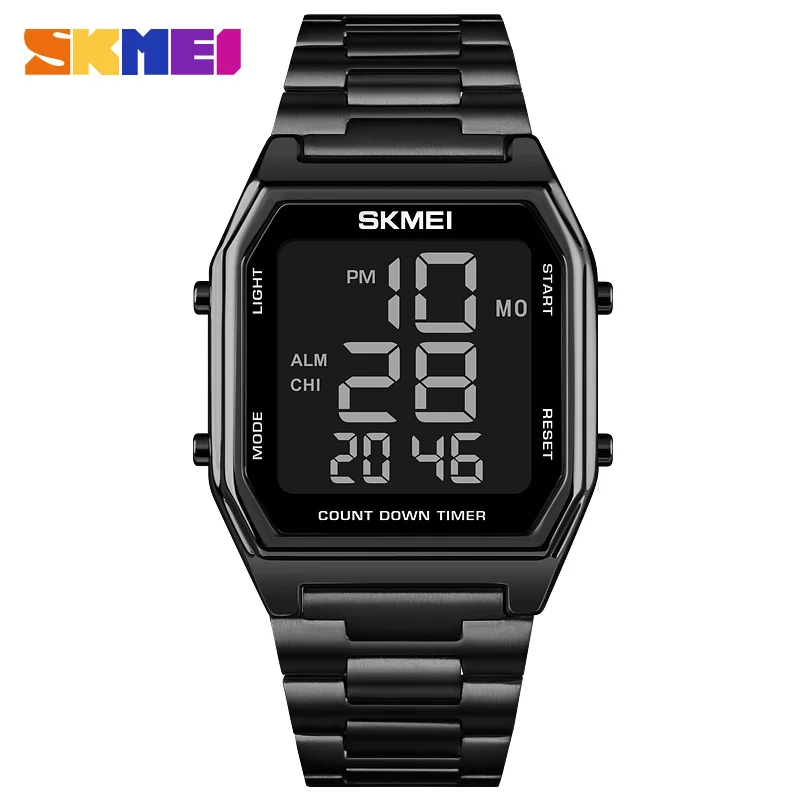 Original Brand Mens' Watches Fashion SKMEI Men's Wrist Watch Led Light Chronograph Digital Clock Wristwatch Relogio Masculino 