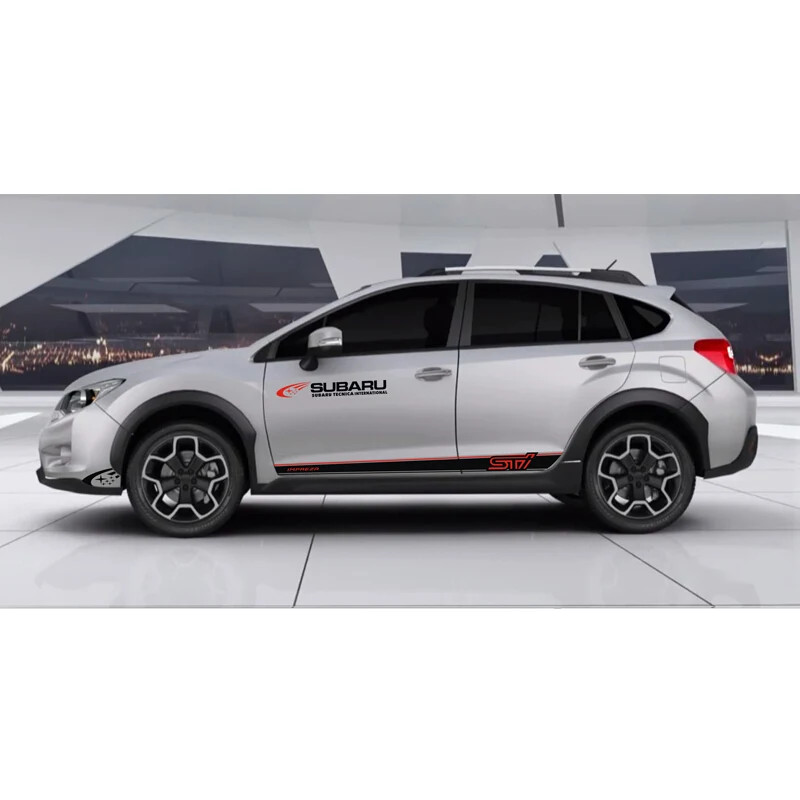 Спортивный автомобиль стикер для Subaru 16-18 XV Mark Levinson автомобильные обе стороны тела Range Rover sport Авто наклейки для автомобиля виниловая пленка