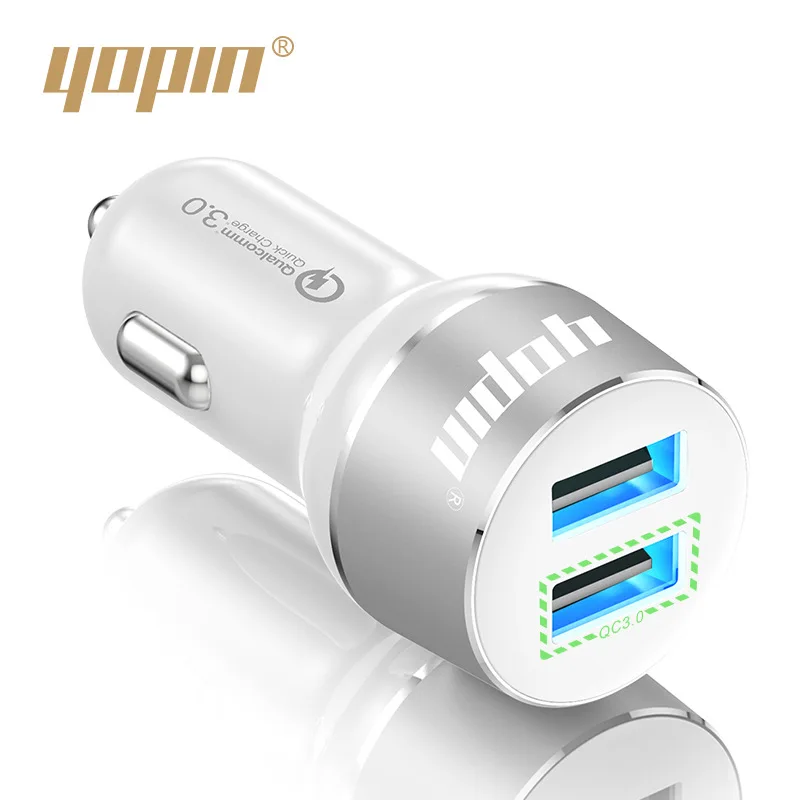 

Manufacturers Direct Selling High Pass Qc3.0 Fast-Charging Car Mounted Charger Customizable Car Cigarette Lighter Plug USB Car C