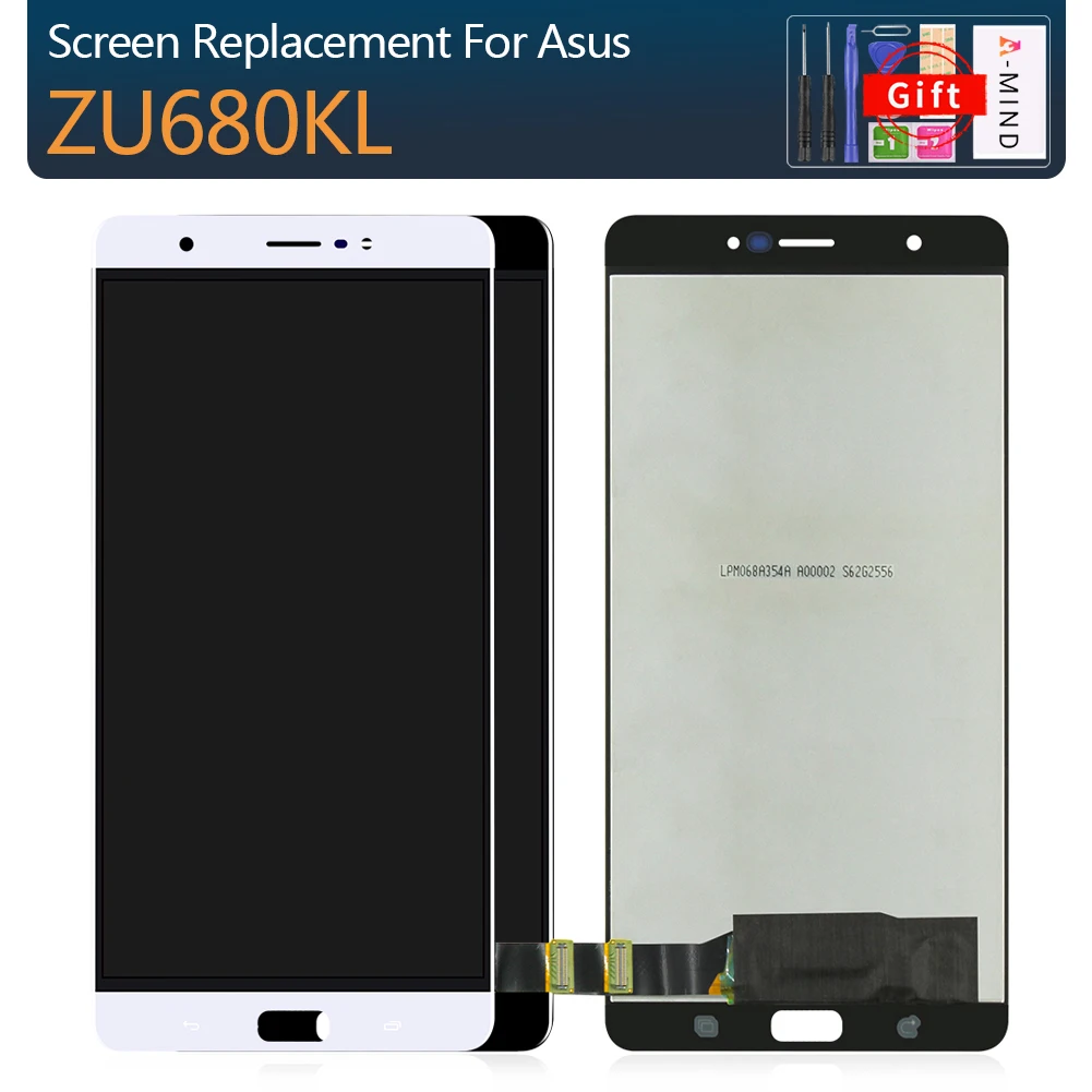 

6.8'' Display For Asus Zenfone 3 Ultra ZU680KL LCD Display Touch Screen Assembly For ASUS ZU680KL LCD Replacement Parts