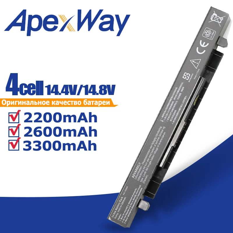 Аккумулятор 2200 мАч для Asus F450 F550 F552 K550 X450 X550 X550C X550A X550CA X550L R409 R510 R510C A41 A450