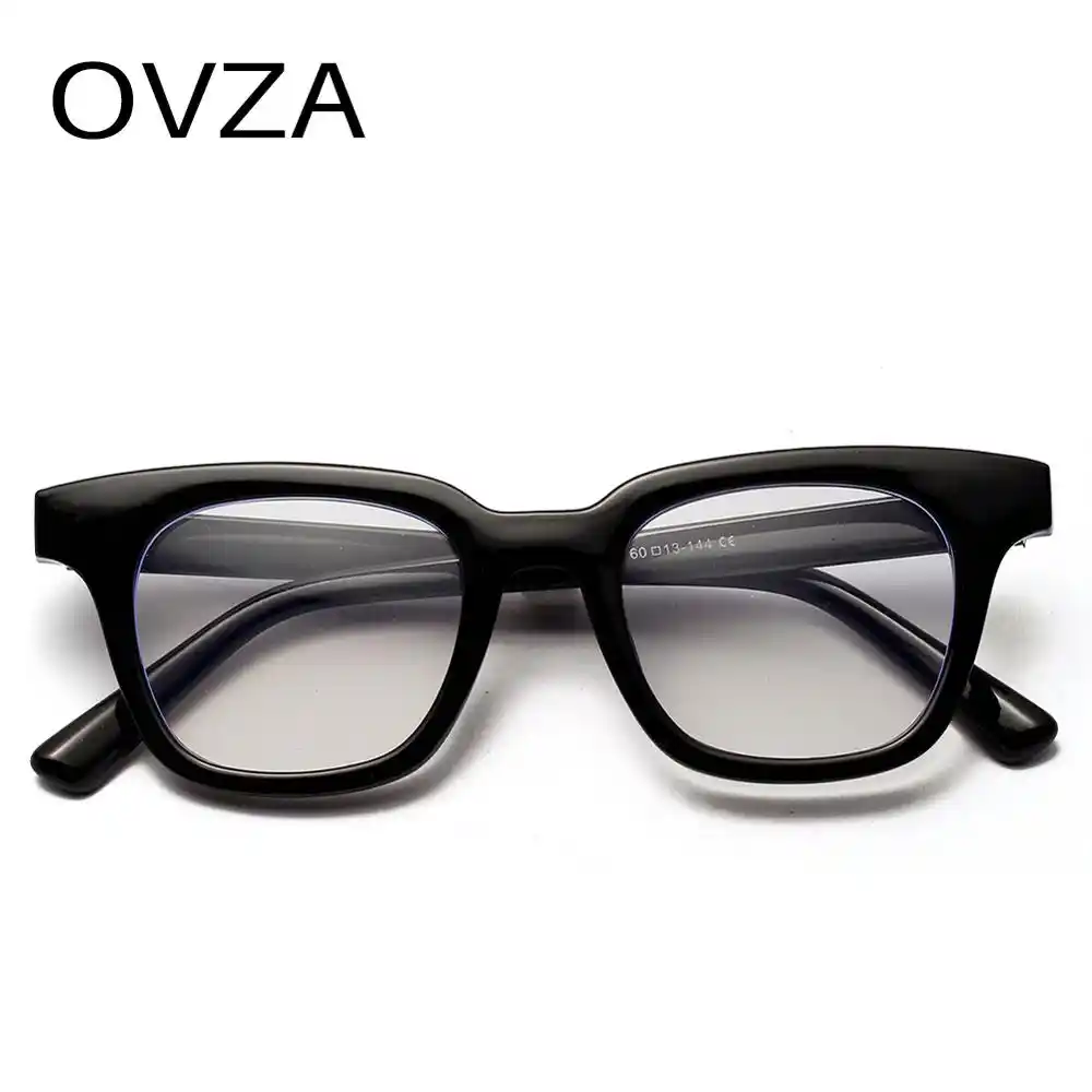 Ovza 抗ブルーレイメガネコンピューターメガネ女性ファッション長方形疲労男性光学フレーム S0098 ブルー遮光メガネ Aliexpress
