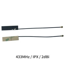 10 шт./лот 433 МГц FPC WiFi антенна 2dBi IPX интерфейс TX433-FPC-3208 50 Ом всенаправленная LoRa радио