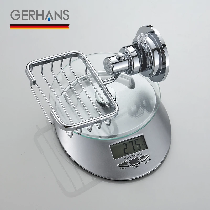 GERHANS Accessories K24202 Мыльница метал. настенная (решётка) Цвет: Хром|Мыльницы| |