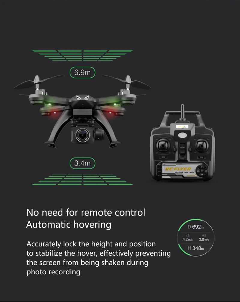 Дрон X6S HD камера 480 p/720 p/1080 p Квадрокоптер fpv Дрон однокнопочный возврат полета парение RC Вертолет VS XY4 VS E58