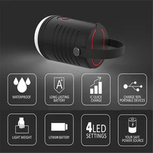 XANES 4000 мАч портативное зарядное устройство для кемпинга палатка свет 4 режима фонарь перезаряжаемый аварийный Ультрафиолетовый фонарь прожекторы зарядка