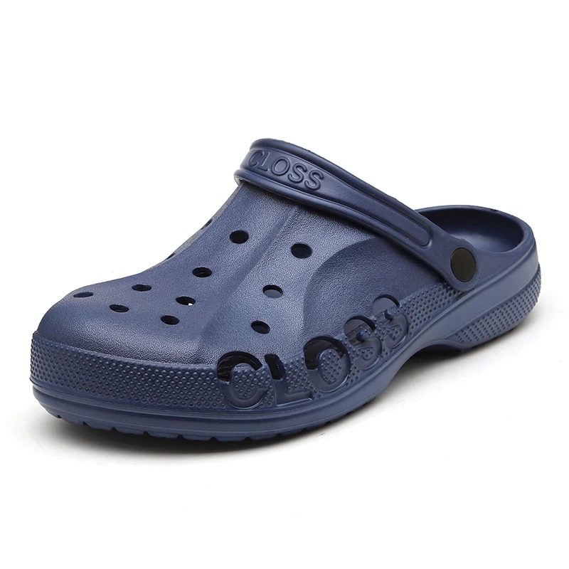 Mens Rubber Beach Sandals 2021 Summer Shoes Garden Sandalias Massage Sandalia Breathable Clogs Men Hombre Slip On Outdoor