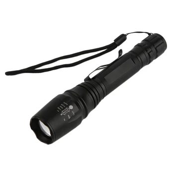 

4000LM XM-L T6 Bright Zoomable Focus LED Flashlight Torch 5 Mode Light Lamp