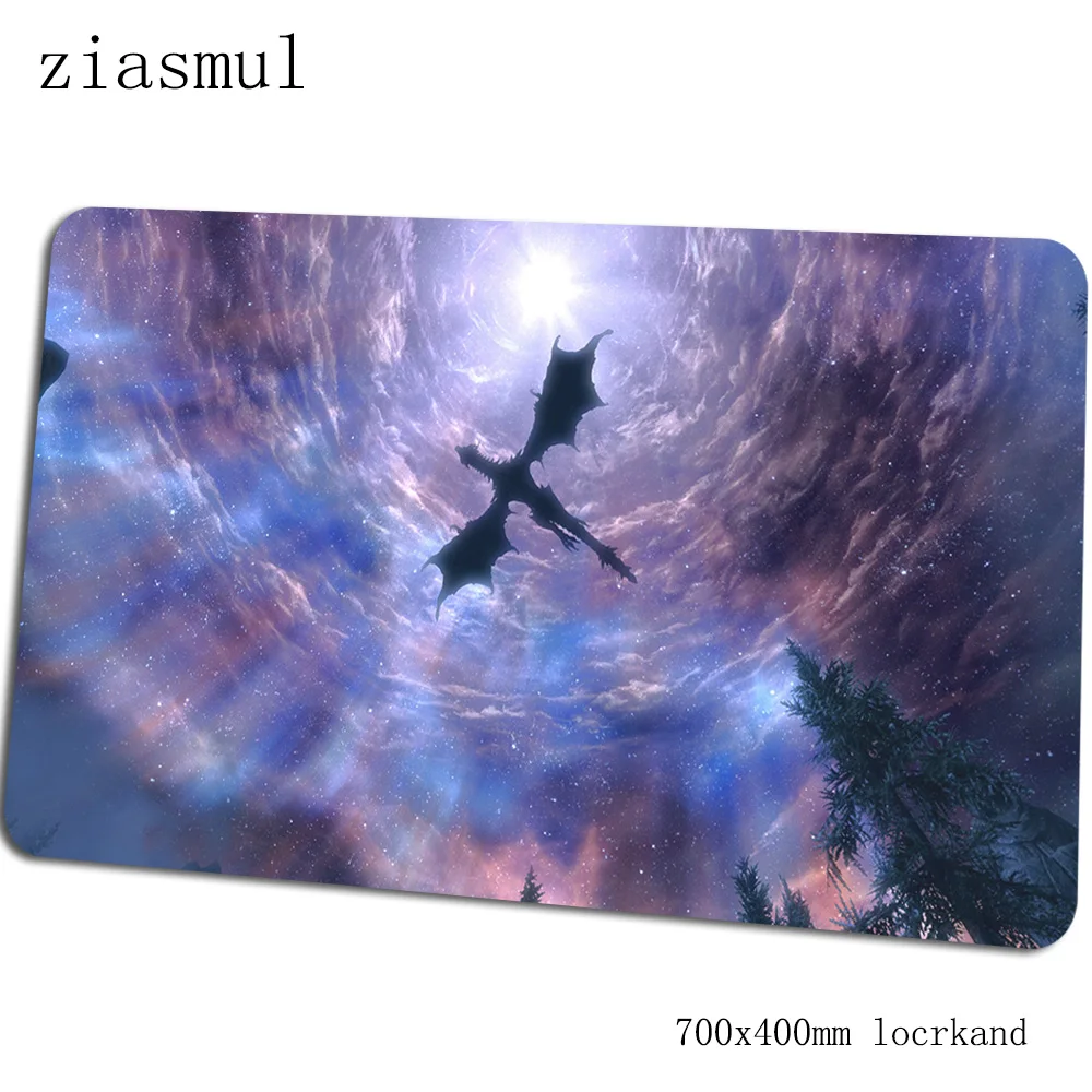 Skyrim коврик для мыши Бестселлер компьютерный коврик 70x40 см игровой коврик для мыши большая клавиатура со встроенной мышью игры ПК геймер стол - Цвет: Size 700x400x2mm