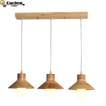 

modern nordic wood hat pendant light home decor living dinning room kitchen bed head kitchen atelier shop office Hanging lamp