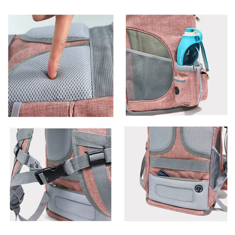 Модный рюкзак для переноски собак портативный дорожный дышащий прочный рюкзак для домашних животных Открытый щенок чихуахуа плюшевый Кот сумка для переноски