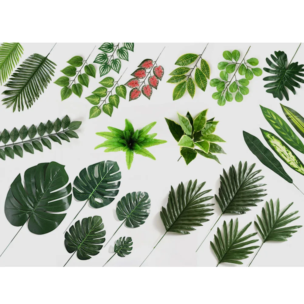 100 Pcs Potted Artificial Plant Stem Wire Plastic Flower Rod Gardening Decoration