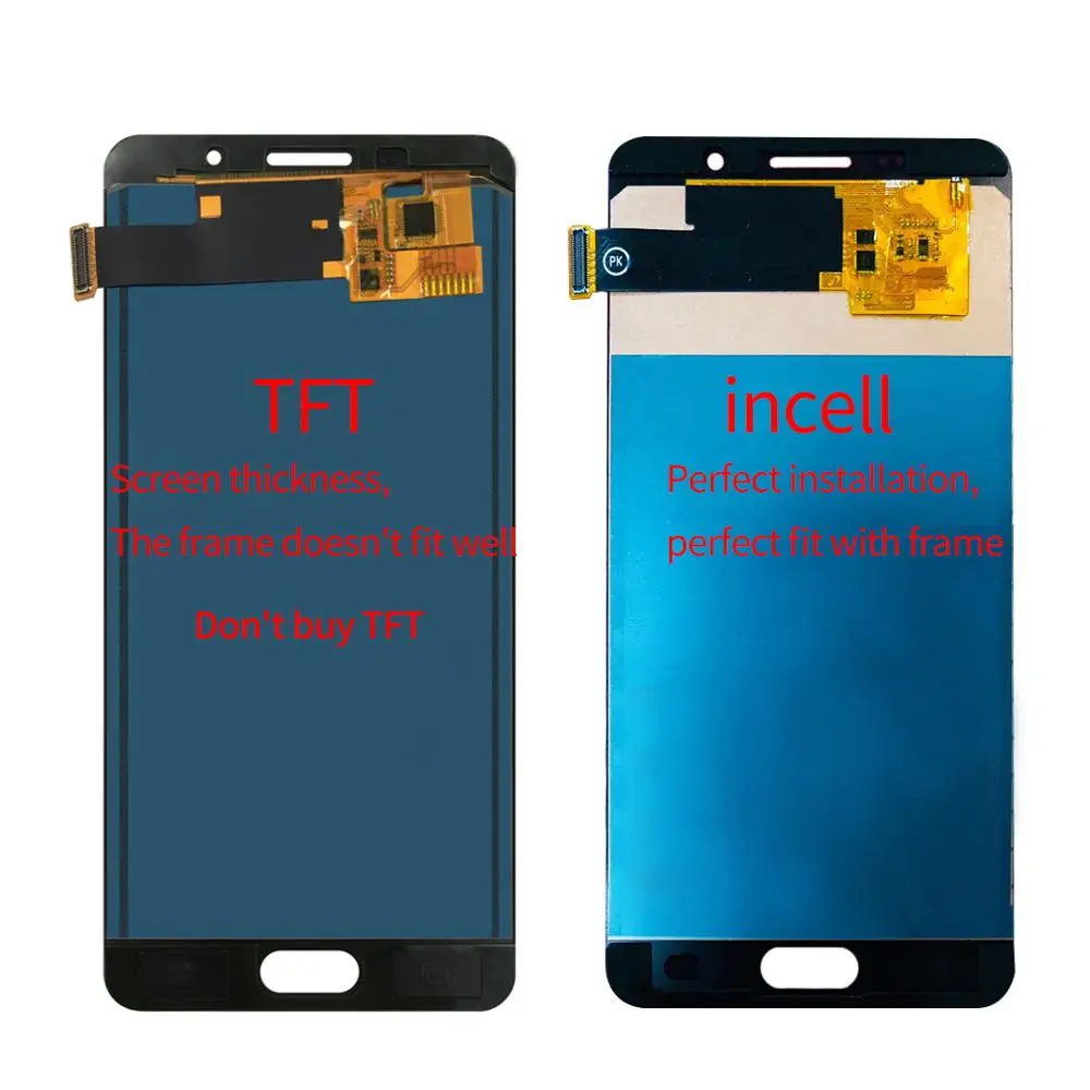 ЖК дисплей с сенсорным экраном и дигитайзером в сборе для SAMSUNG Galaxy A5 2016 A510 A510FD A510F