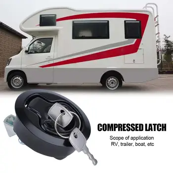 

New Compressed Latch Sandblasting Toolbox Lock Zinc Alloy Slam Latch Cabinet Luggage Compressed Latch For RV Trailer Boat