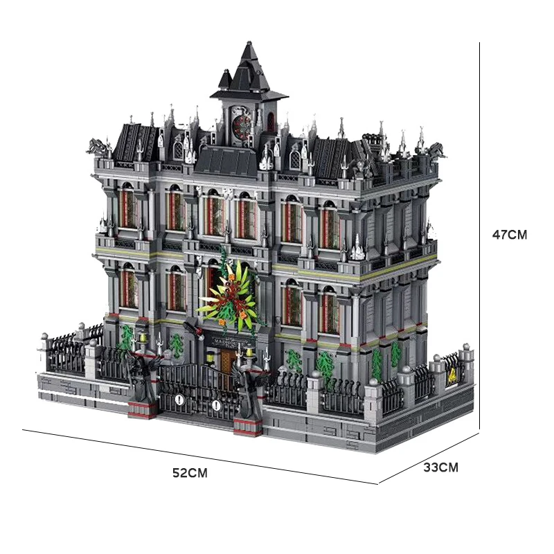 MODULAR BUILDING PANLOSBRICK 613002 Lunatic Hospital with 7527 Pieces